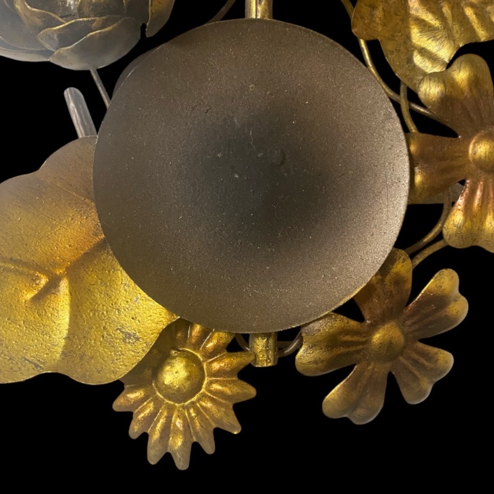 ED ON AIR BY ELLEN DEGENERES FLORAL METAL TABLETOP DECOR ( SET OF 2 ) - Picture 3 of 7